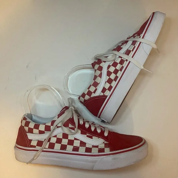 VANS Old Skool Checker Skate Shoes! Wmn 9, Men 7.5 - Picture 5 of 10